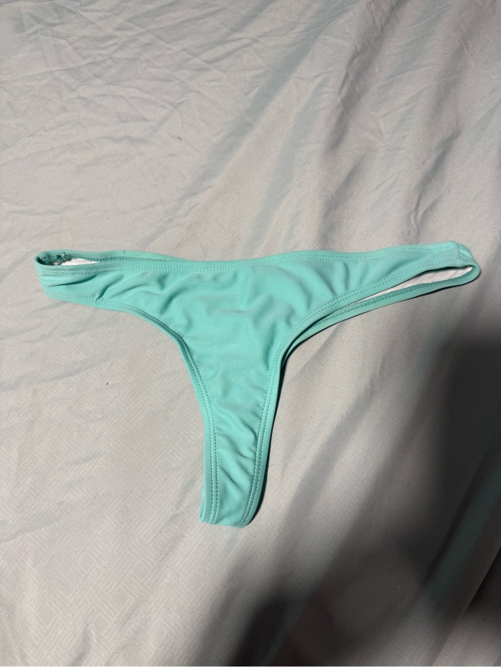 Aqua Bikini Thong Bottom Boutine LA medium
